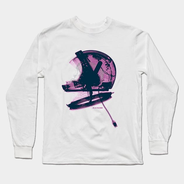 _HELLO SPACEMAN light Long Sleeve T-Shirt by Krobilad